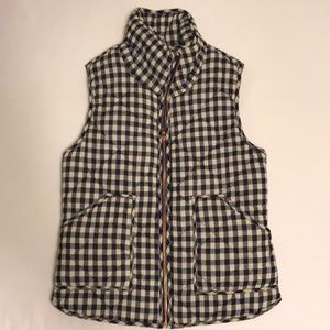Gingham Quilted Vest *SOLD*